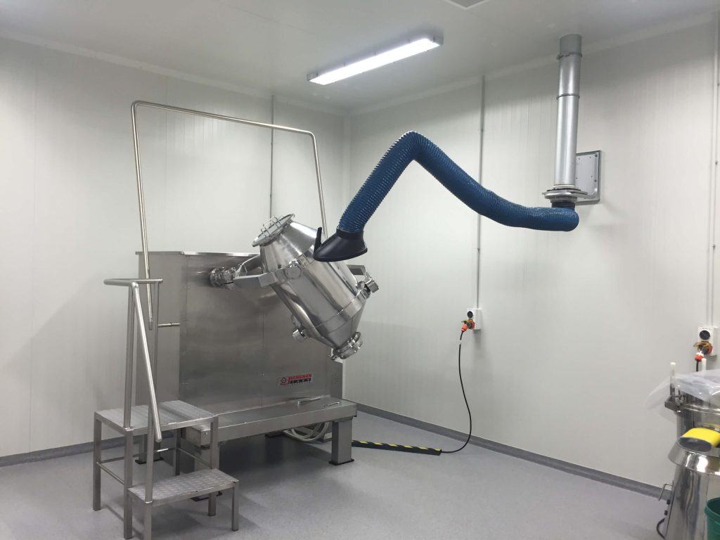 Fume-arm-in-use-for-pharmaceutical-dust-extraction-3-scaled