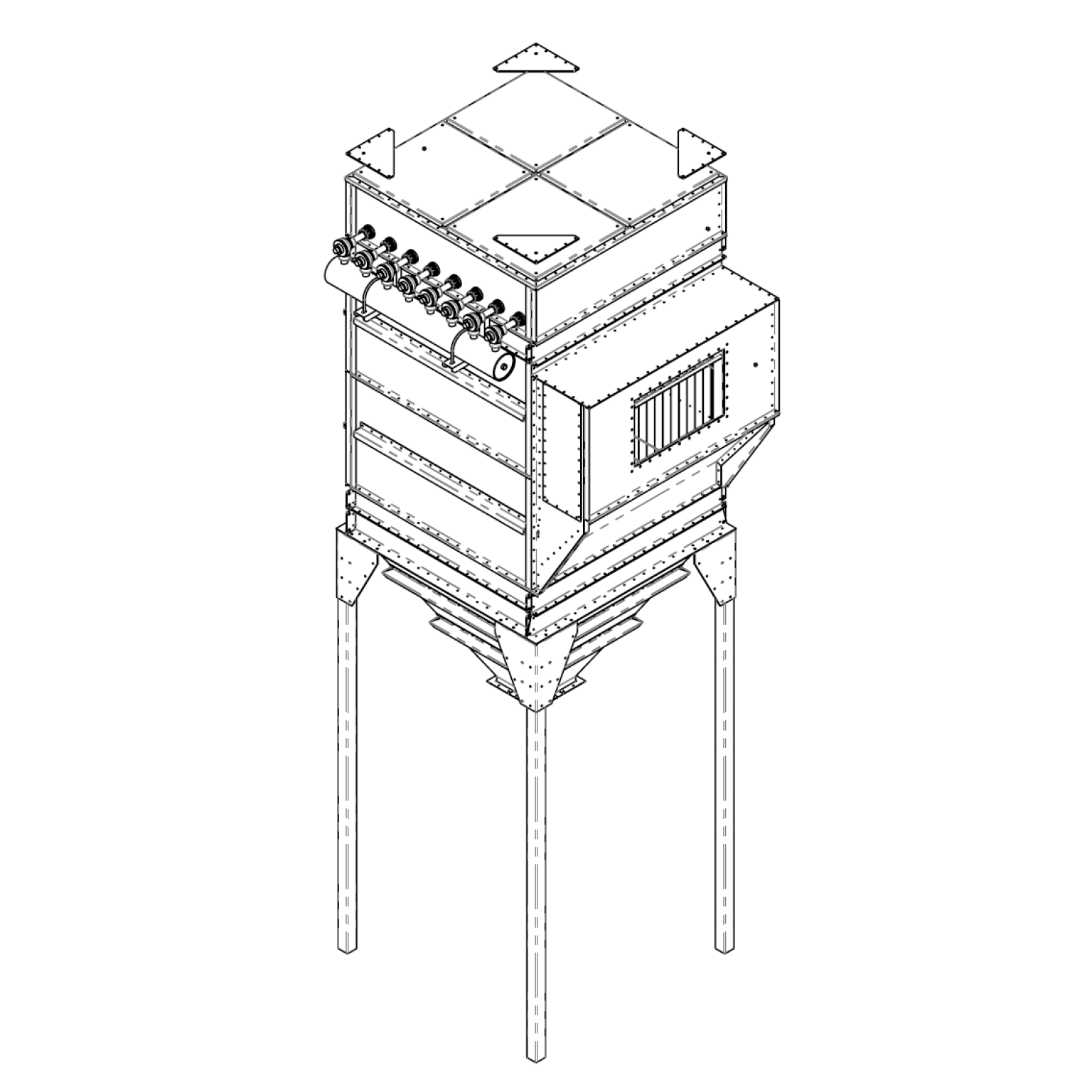 APMB Pulse Jet Dust Collector | Tubular FIlter Bag | Airtight Solutions