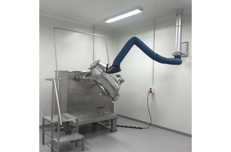 Fume-arm-in-use-for-pharmaceutical-dust-extraction-777x513
