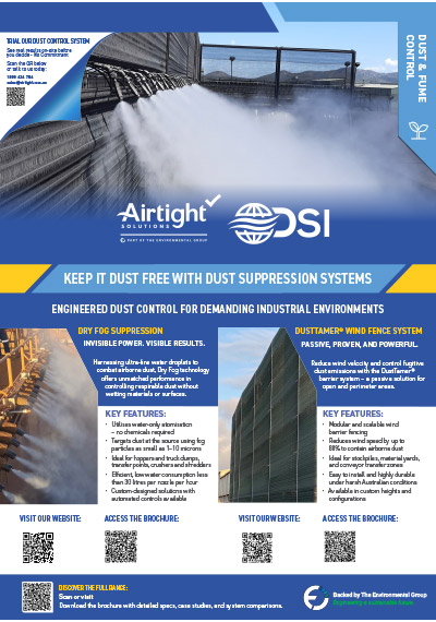 Dust Suppression Overview Brochure