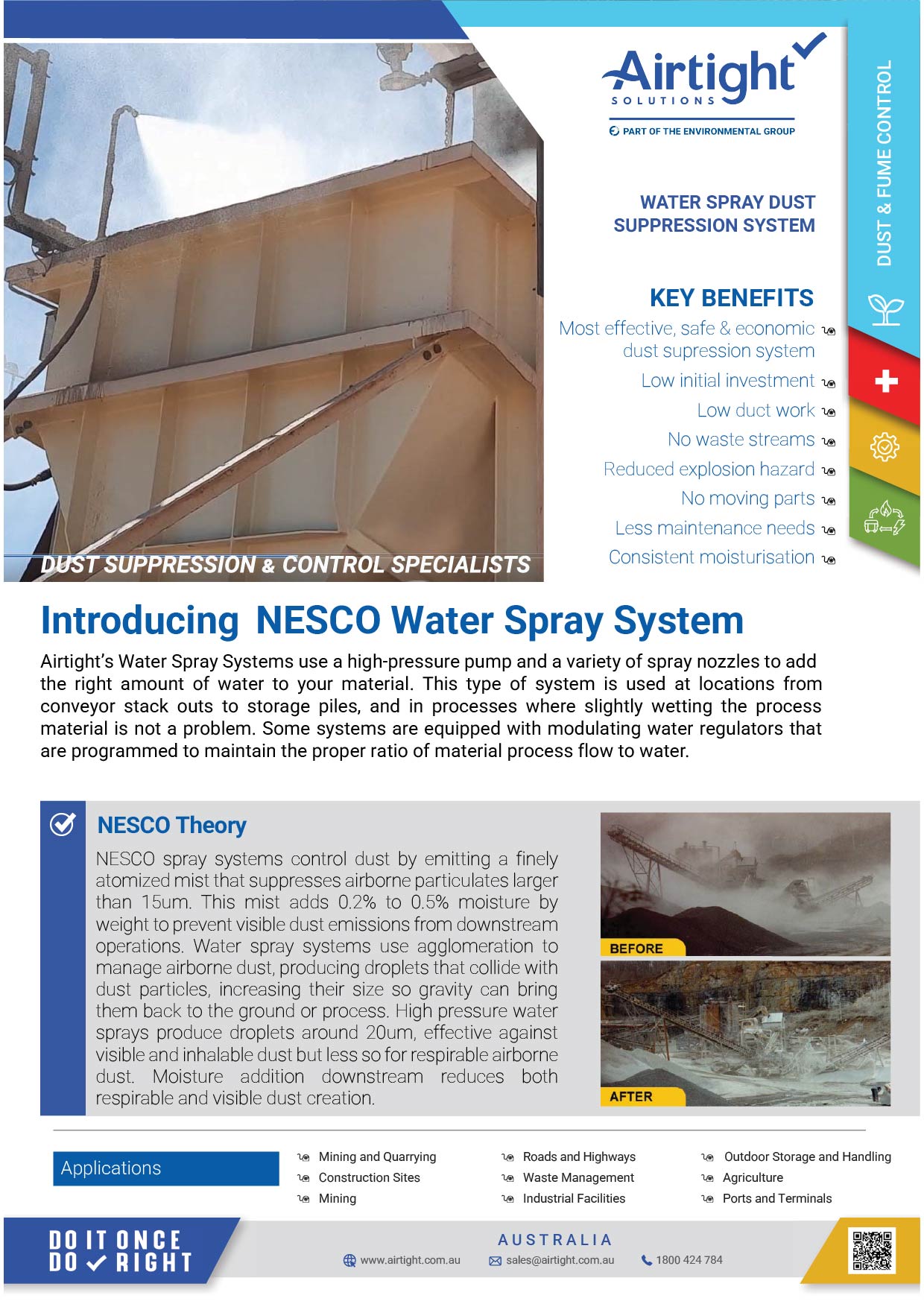 NESCO Water Spray Flyer