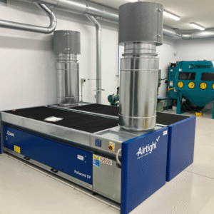 AST Airtight Suction Table - fume extraction table