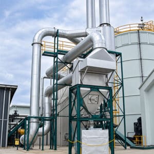 Multi cyclone dust collectors for separating dust and particulate from industrial air streams