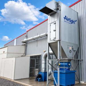 RAF-1M reverse airflow dust collector for woodworking and joinery workshops