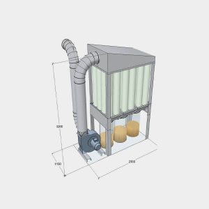 T750 Woodworking Dust Collector - Image 3