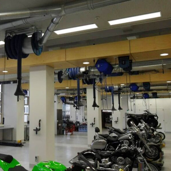 Ultimo Tafe training facility with Airtight vehicle exhaust extraction systems2
