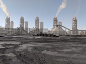DustTamer Wind Fence Dust Control