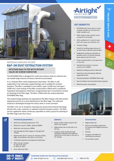 RAF-4M Dust Collector Flyer