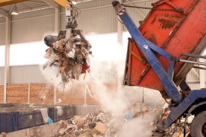 dust control for waste management and recycling industry